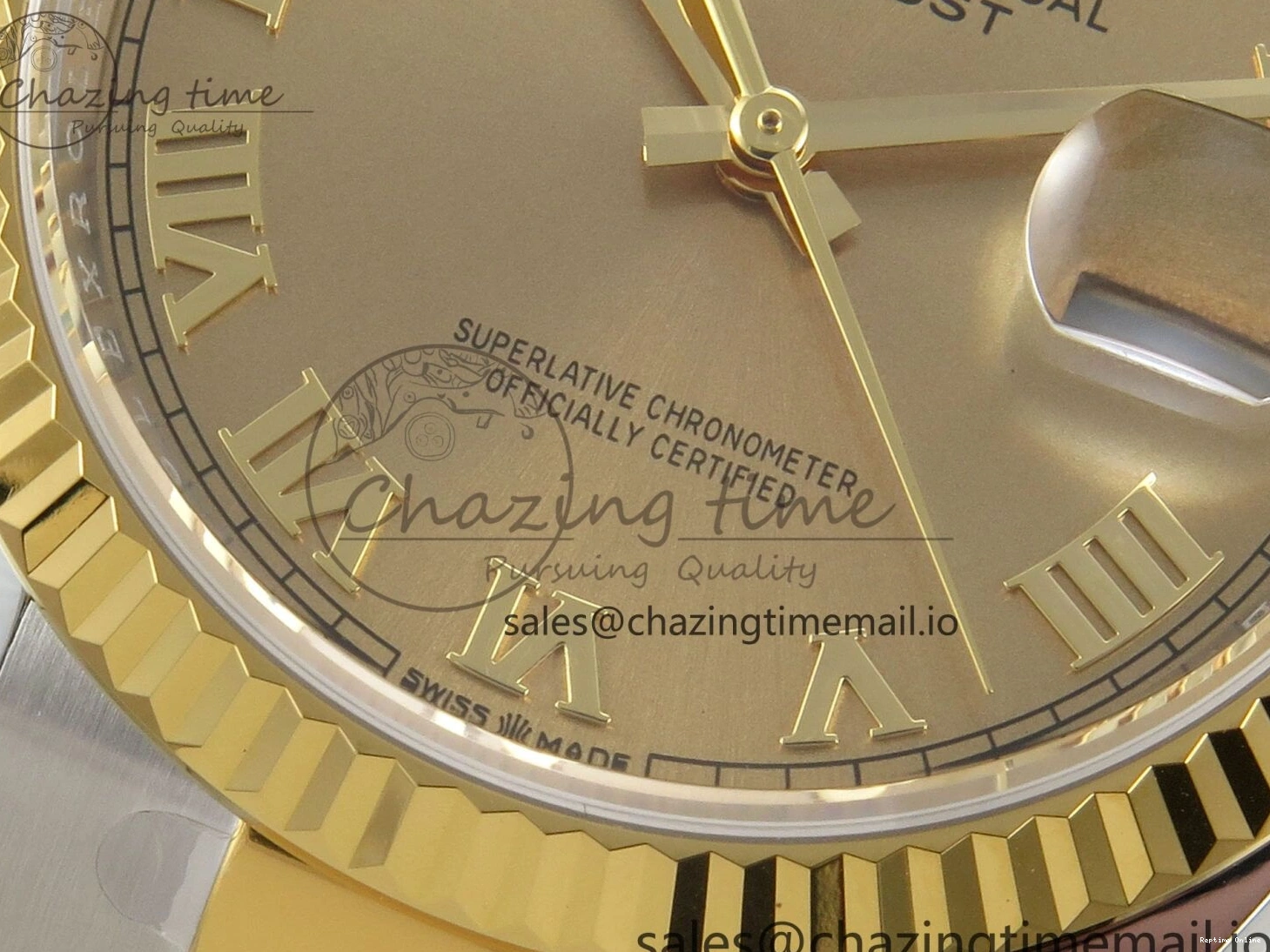 0111 DateJust 36 SS YG ARF 1:1 Best Edition 904L Steel YG Roman Dial on Oyster Bracelet SH SportInspired 101